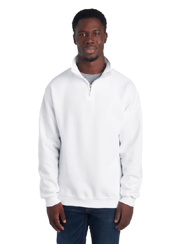 Quarter-Zip Sweatshirt | Jerzees 995MR | Small Embroidery (4" X 4")