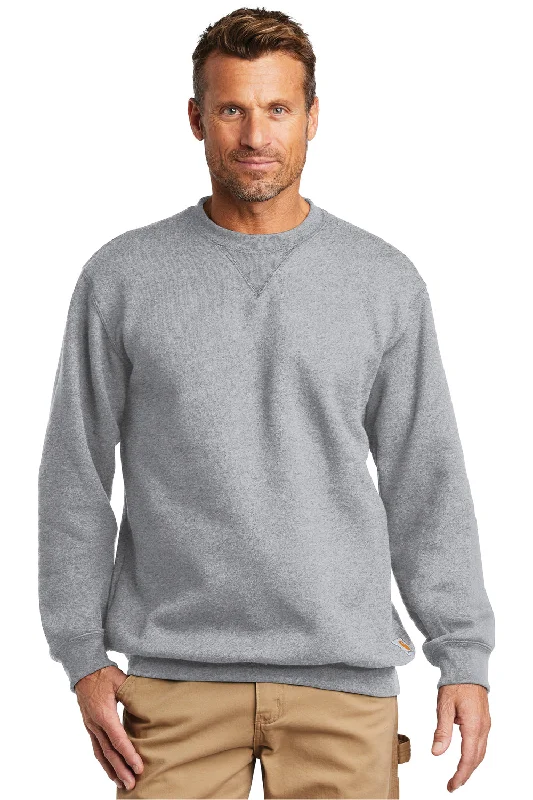 Carhartt Mens Crewneck Sweatshirt - Heather Grey