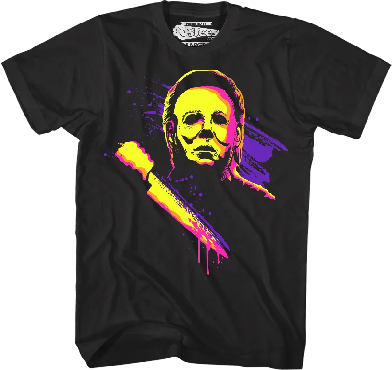 Neon Michael Myers Halloween T-Shirt