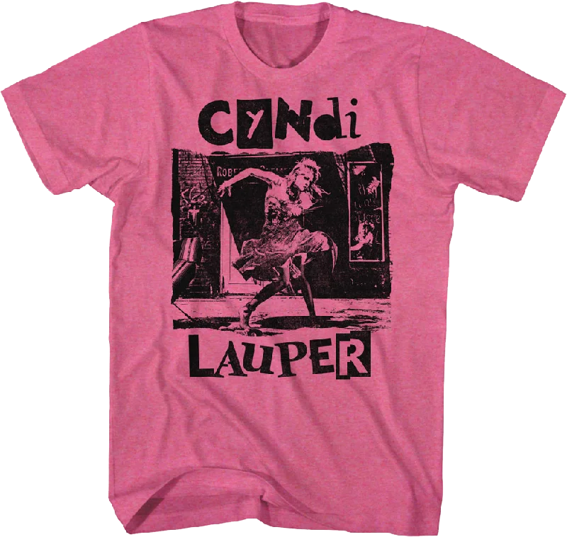 Retro Pink She's So Unusual Cyndi Lauper T-Shirt