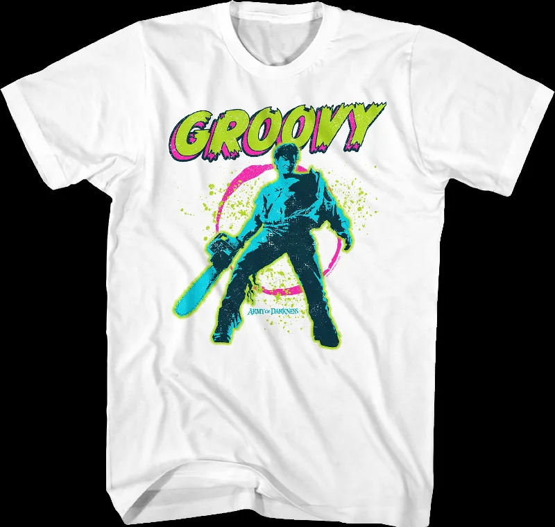 Neon Groovy Army of Darkness T-Shirt