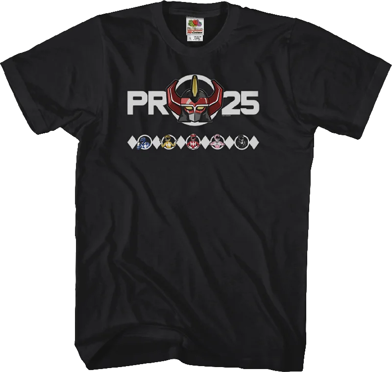 25th Anniversary Mighty Morphin Power Rangers T-Shirt