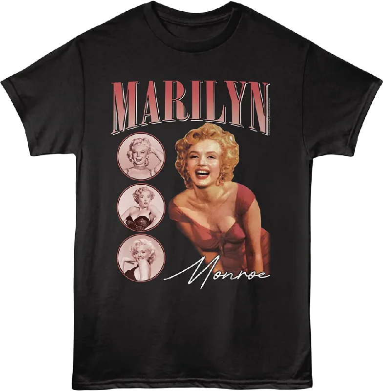 Circles Collage Marilyn Monroe T-Shirt