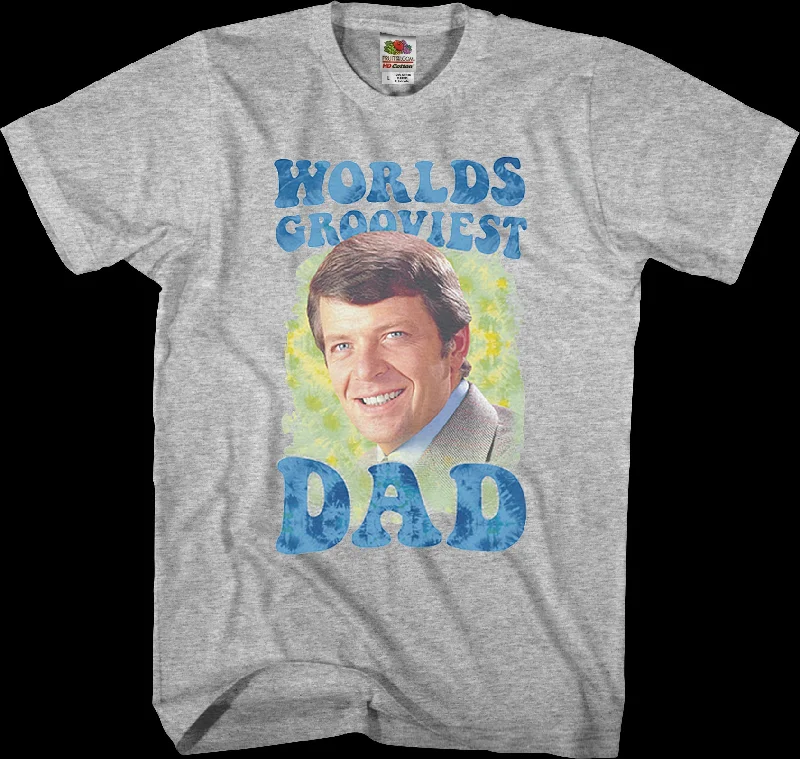 World's Grooviest Dad Brady Bunch T-Shirt