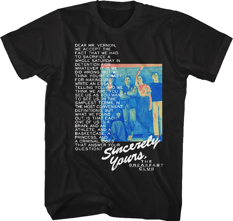 Black Essay Breakfast Club T-Shirt