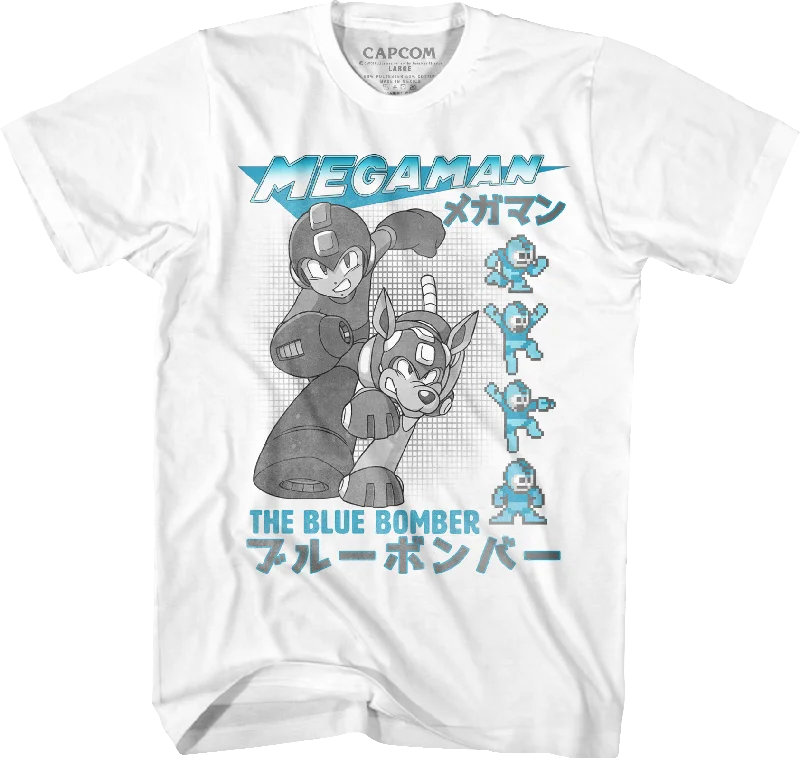 The Blue Bomber Mega Man T-Shirt