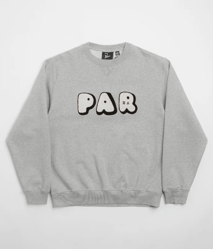 by Parra Rounded Par Crewneck Sweatshirt - Heather Grey