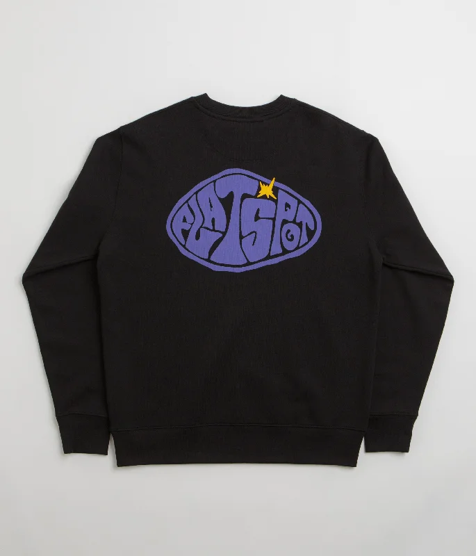 Flatspot Hole Crewneck Sweatshirt - Black