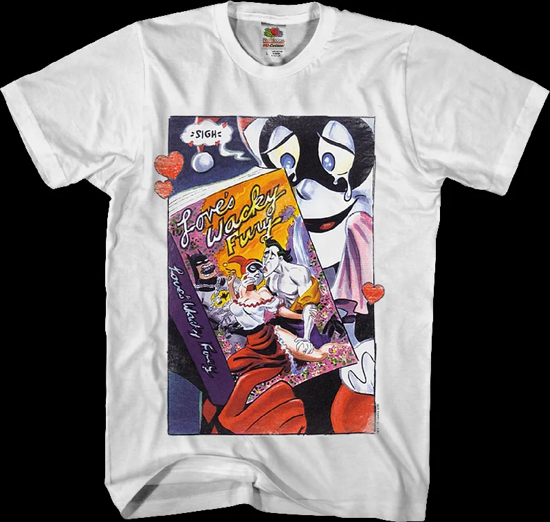 The Joker and Harley Quinn Love's Wacky Fury DC Comics T-Shirt