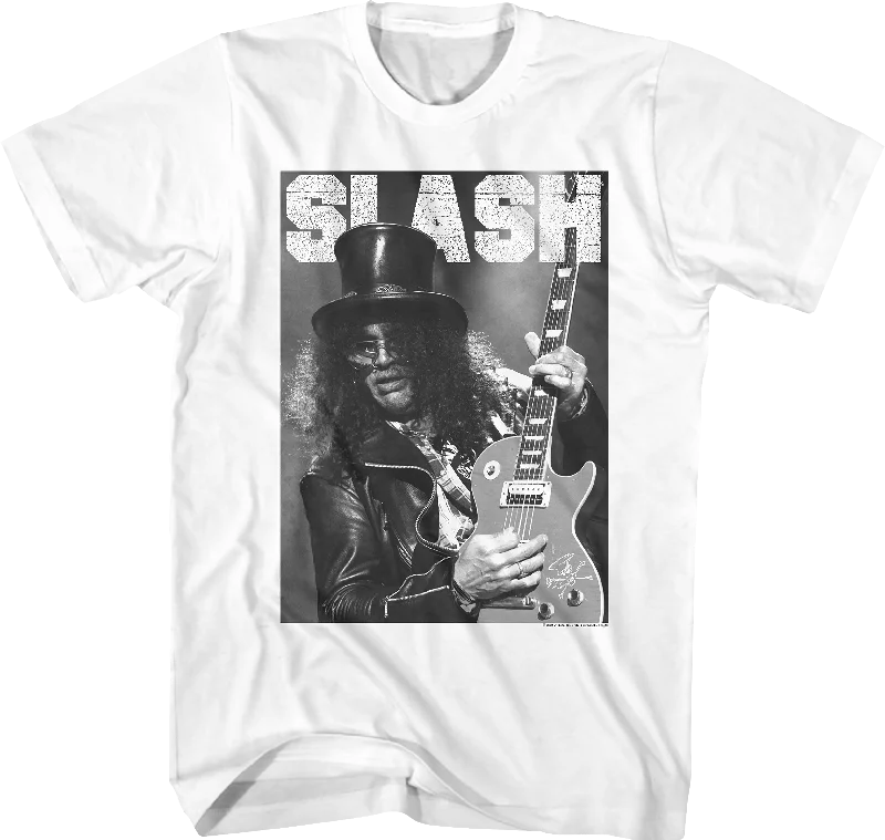 Black And White Photo Slash T-Shirt