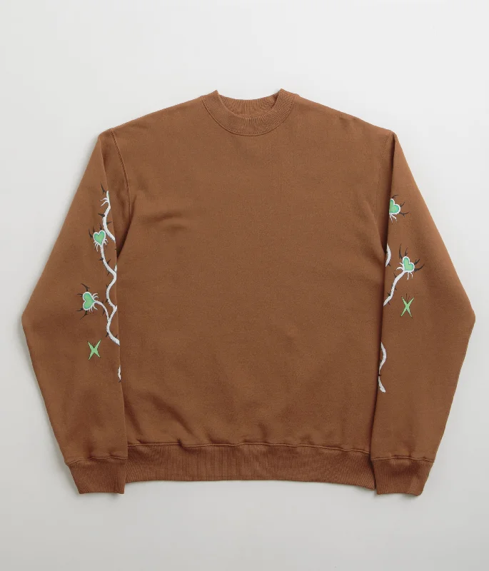 Token Devil Vine Crewneck Sweatshirt - Rust