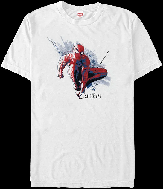 Swinging Spider-Man T-Shirt