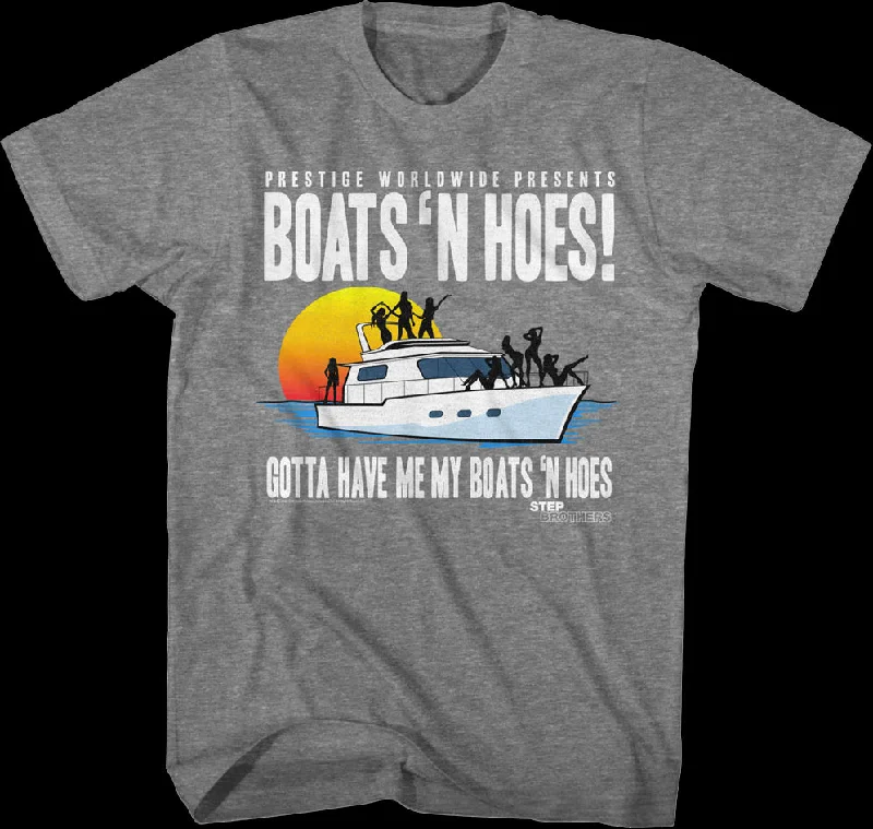 Boats 'N Hoes Step Brothers T-Shirt