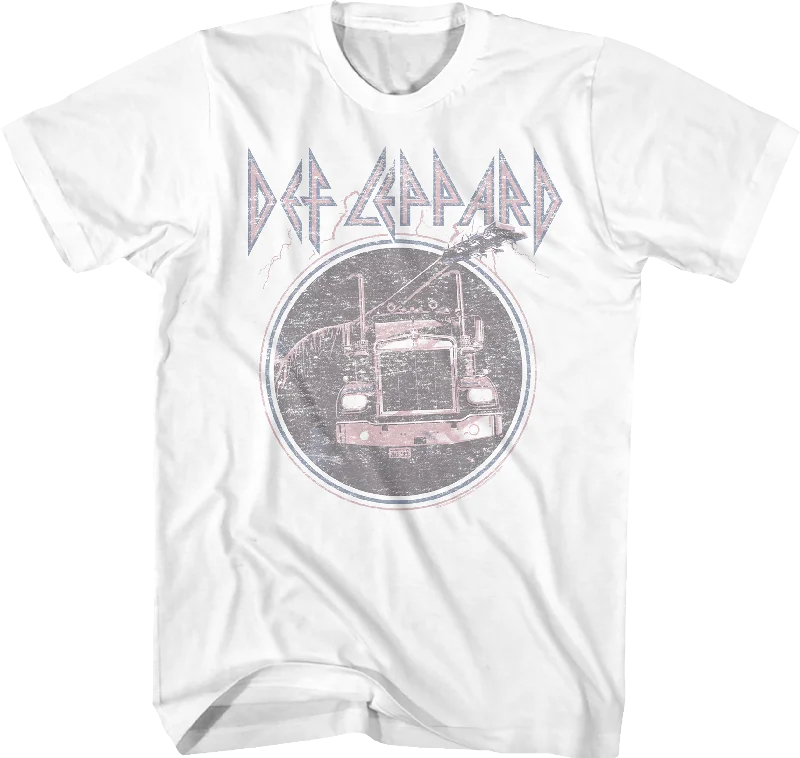 Distressed On Through The Night Def Leppard T-Shirt