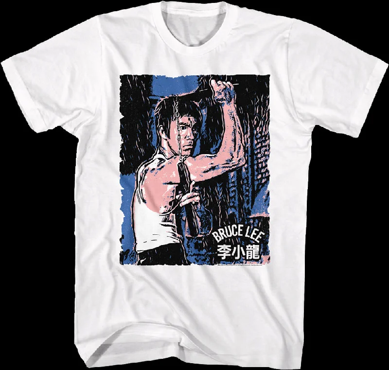 Nunchucks Artwork Bruce Lee T-Shirt