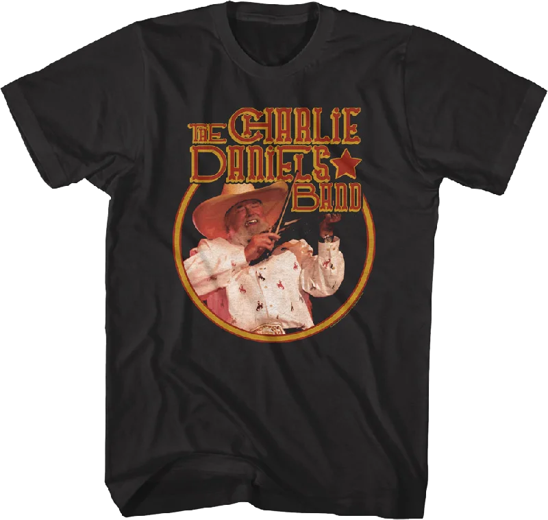 Retro Circle Charlie Daniels Band T-Shirt