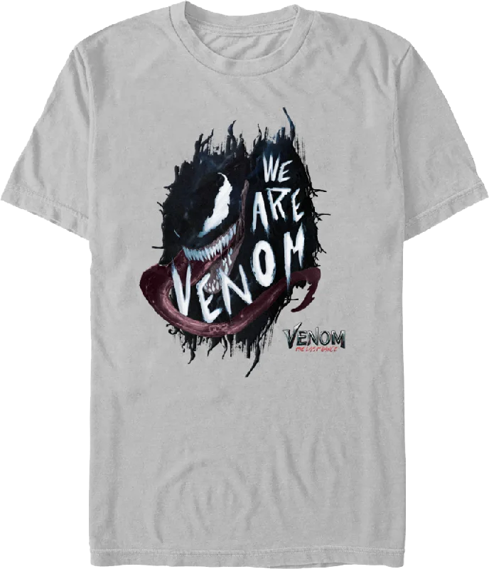 We Are Venom Splattered Venom: The Last Dance Marvel Comics T-Shirt