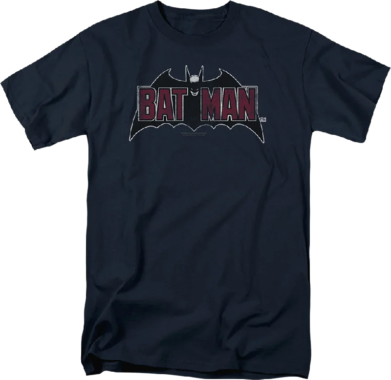 Vintage Blue Batman Logo DC Comics T-Shirt