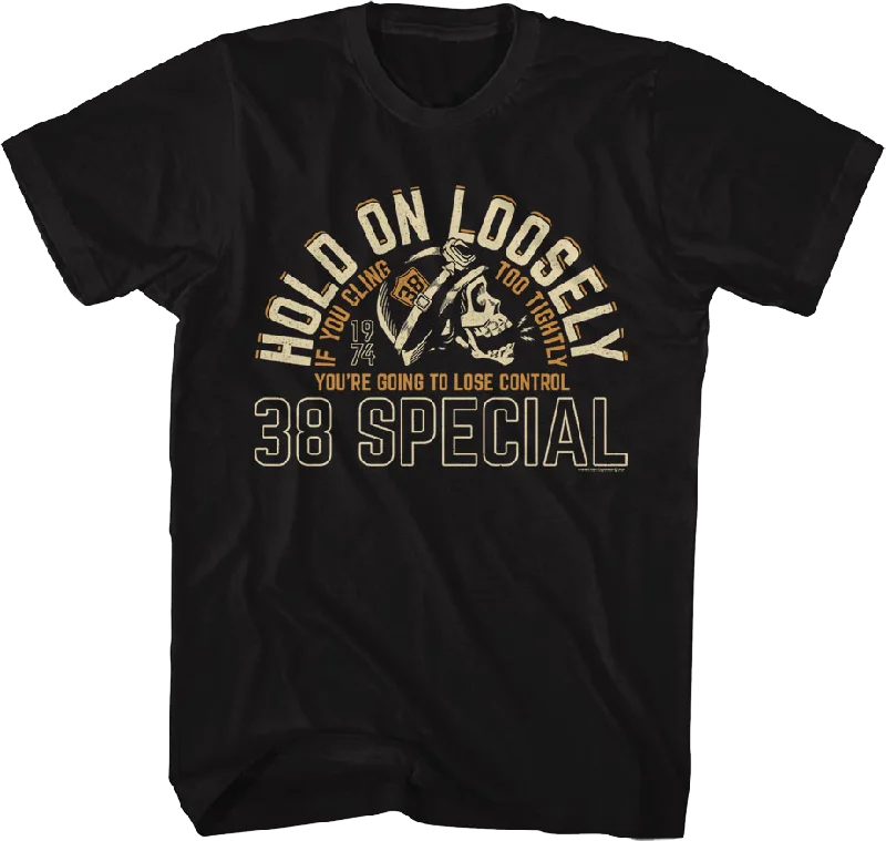 Front & Back Hold On Loosely 38 Special T-Shirt