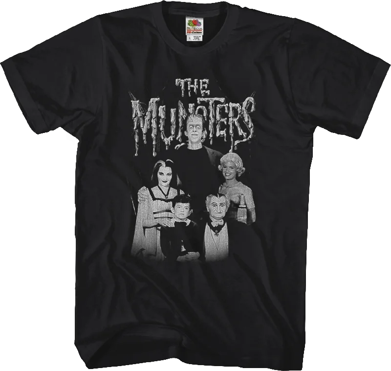 Black and White Munsters T-Shirt