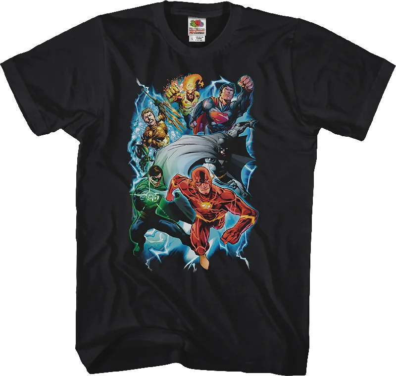 Electric Team Justice League T-Shirt