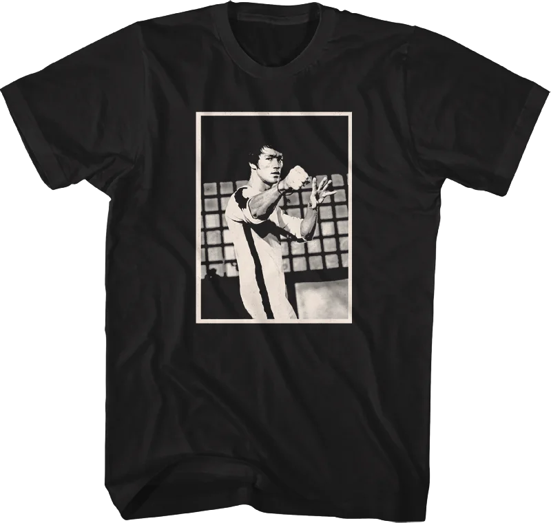 Black And White Jun Fan Gung Fu Bruce Lee T-Shirt