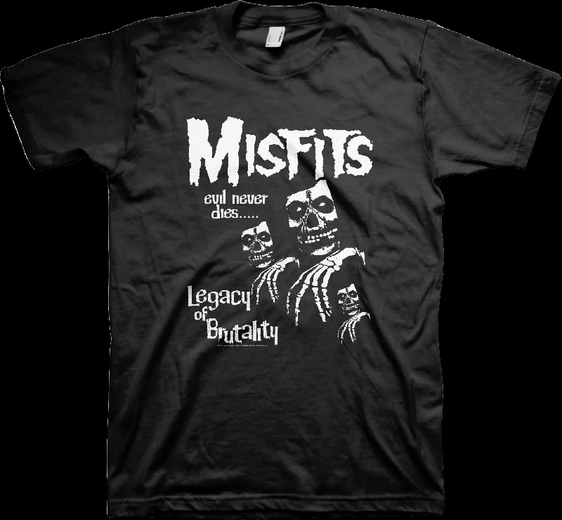 Legacy Of Brutality Evil Cover Misfits T-Shirt