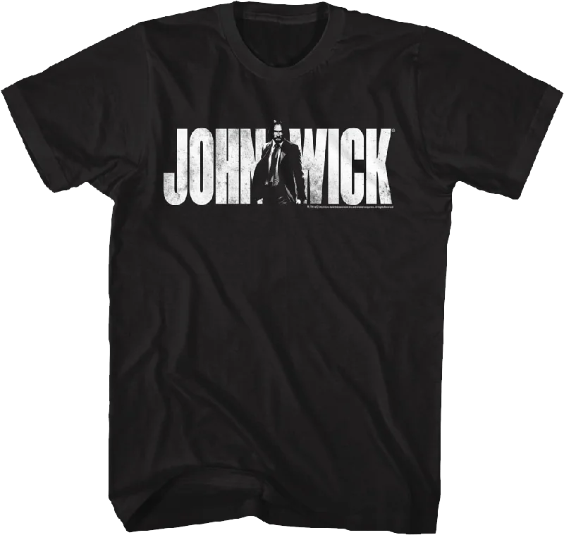 Black Distressed John Wick T-Shirt