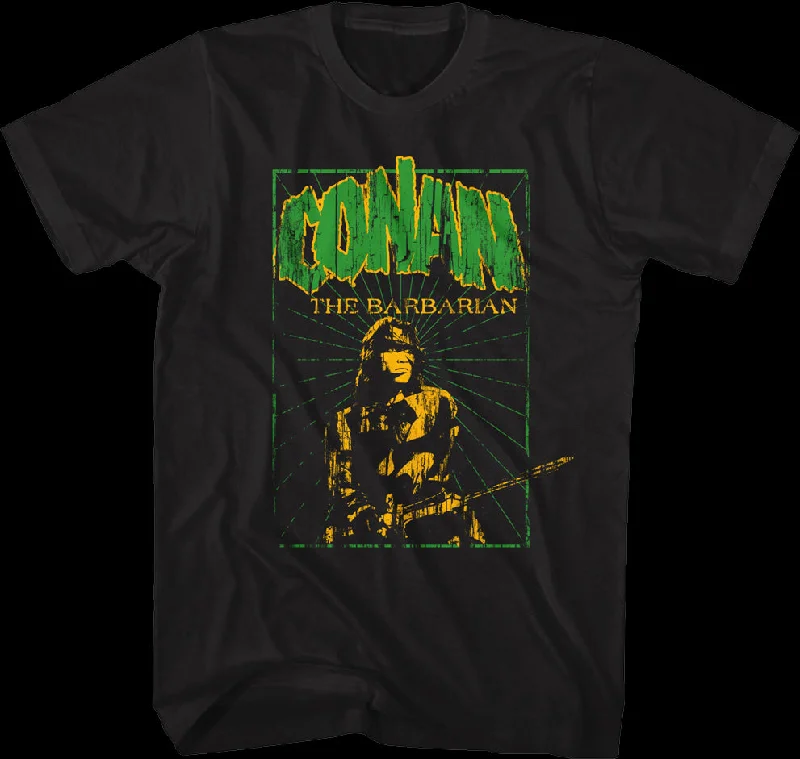 Distressed Poster Conan The Barbarian T-Shirt