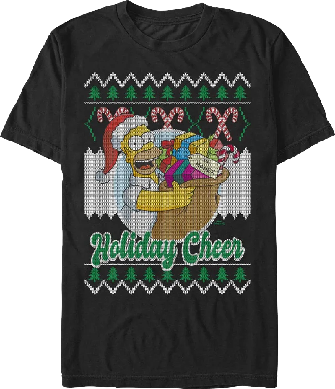 Holiday Cheer Simpsons T-Shirt