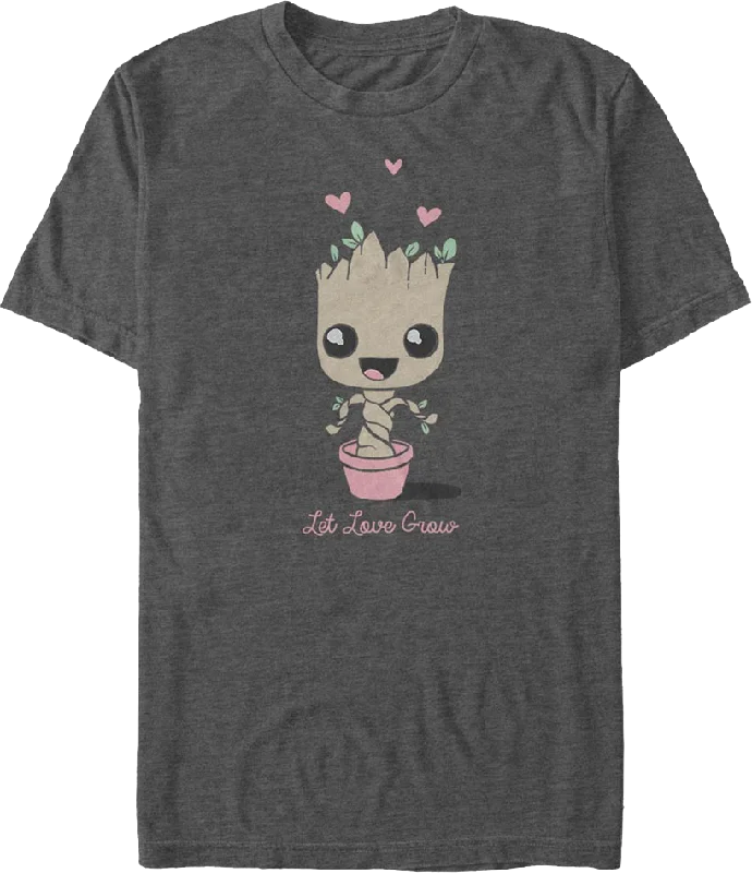 Groot Let Love Grow Marvel Comics T-Shirt