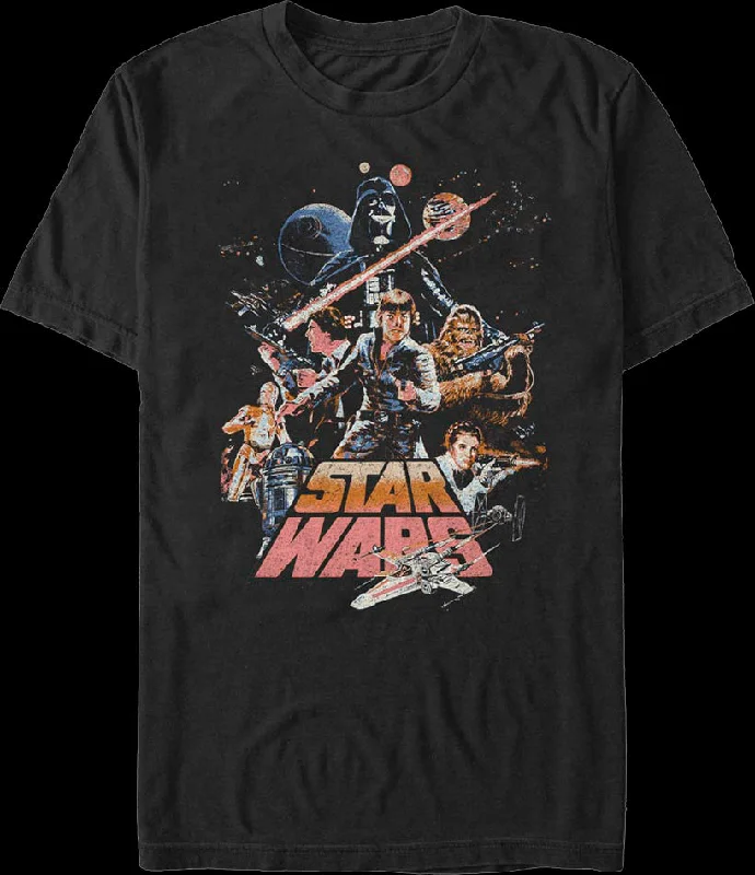 Collage Poster Star Wars T-Shirt