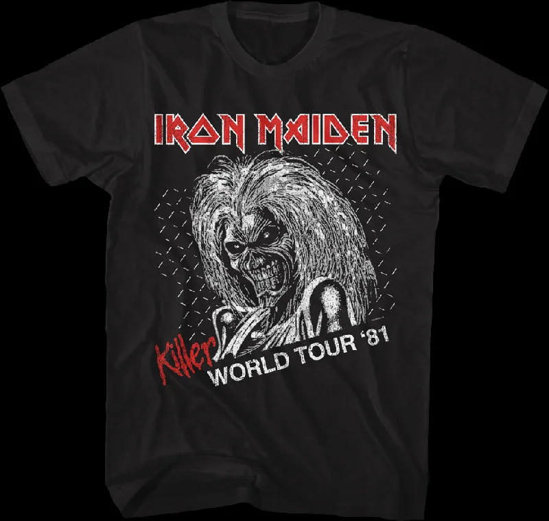 Killer World Tour '81 Iron Maiden T-Shirt