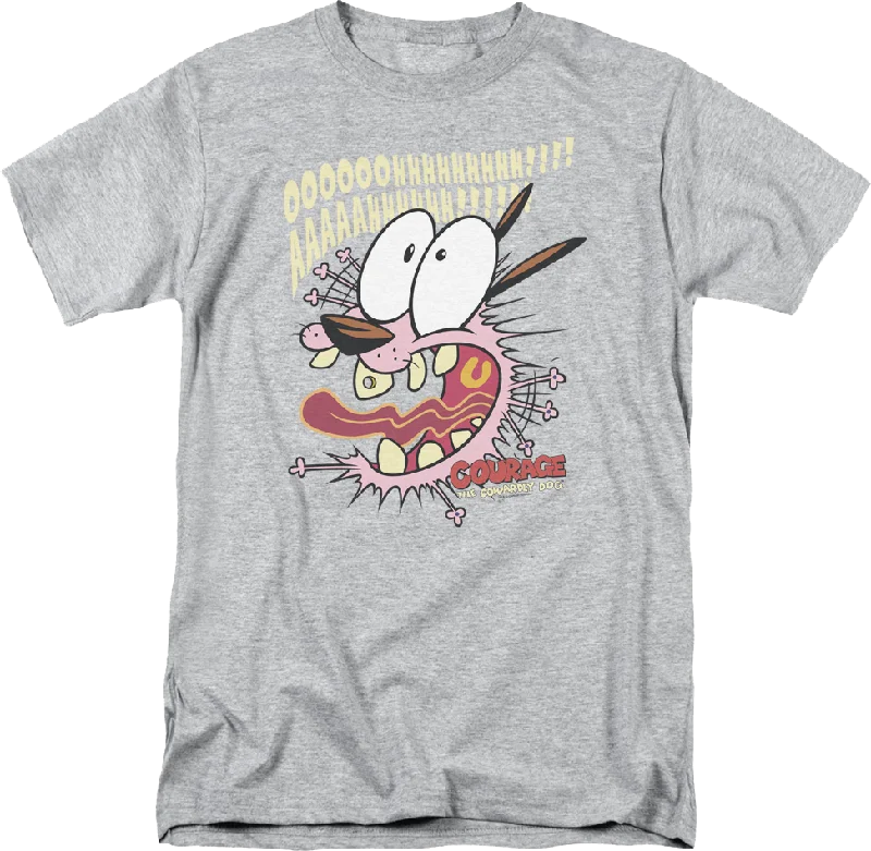 Scream Courage The Cowardly Dog T-Shirt