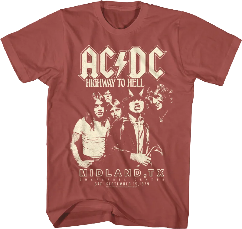 Highway To Hell Chaparrel Center ACDC T-Shirt