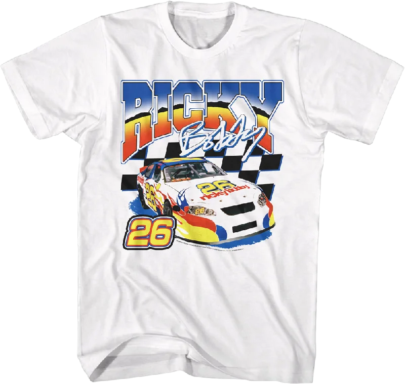 Checkered Flag Talladega Nights The Ballad Of Ricky Bobby T-Shirt