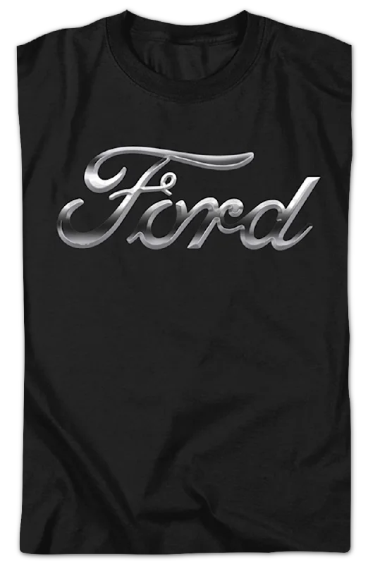 Chrome Logo Ford T-Shirt