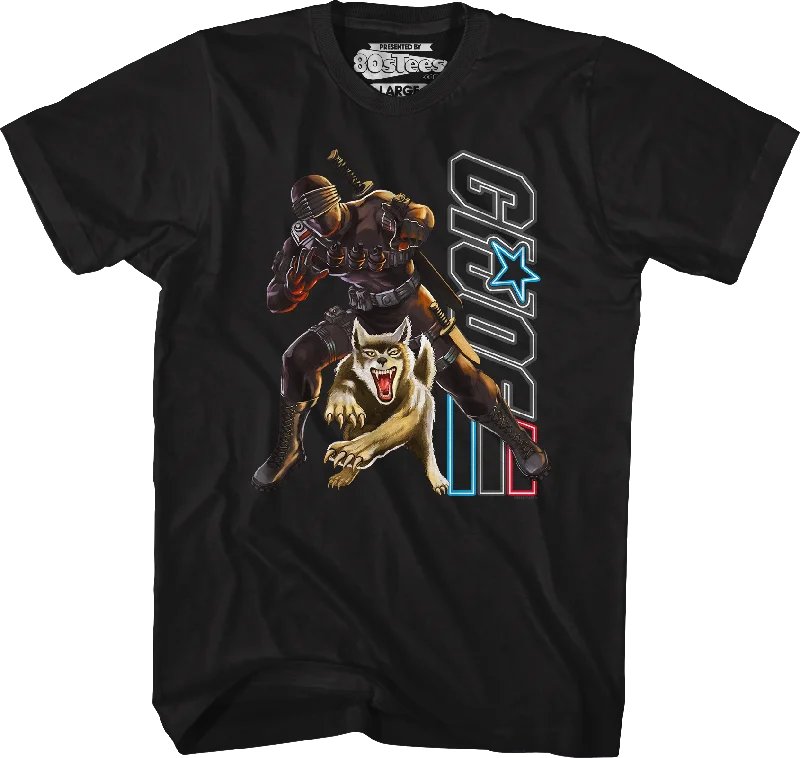 Snake Eyes & Timber Action Poses GI Joe T-Shirt