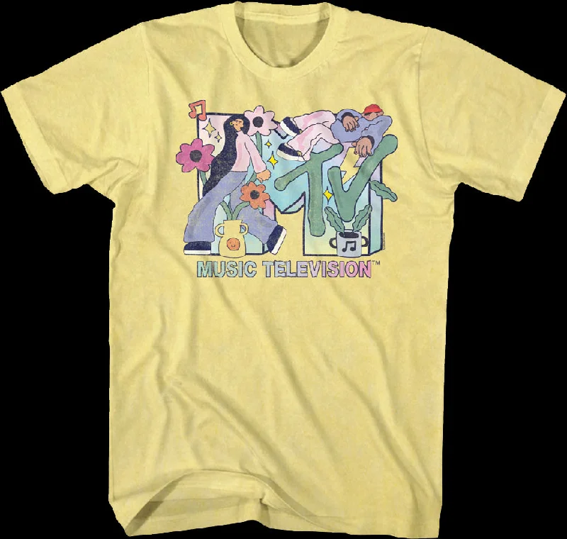 Yellow Logo MTV Shirt