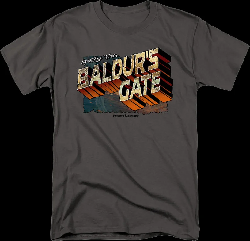 Greetings From Baldur's Gate Dungeons & Dragons T-Shirt