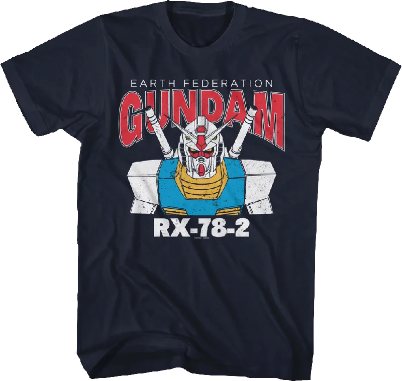 Blue Earth Federation Gundam T-Shirt