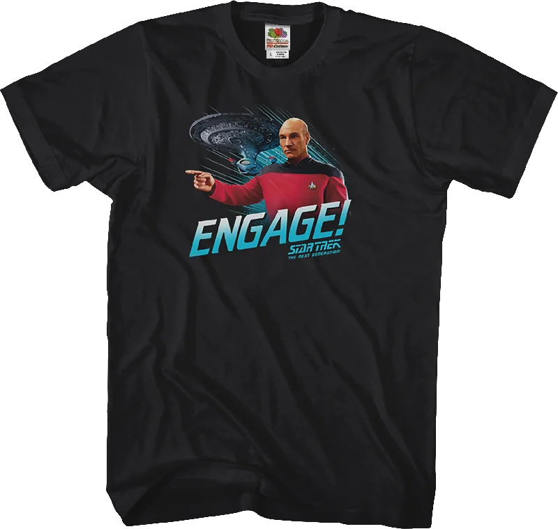 Engage Star Trek The Next Generation T-Shirt