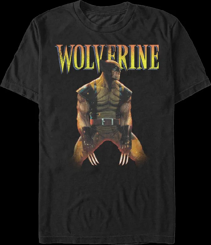 Distressed Wolverine Marvel Comics T-Shirt