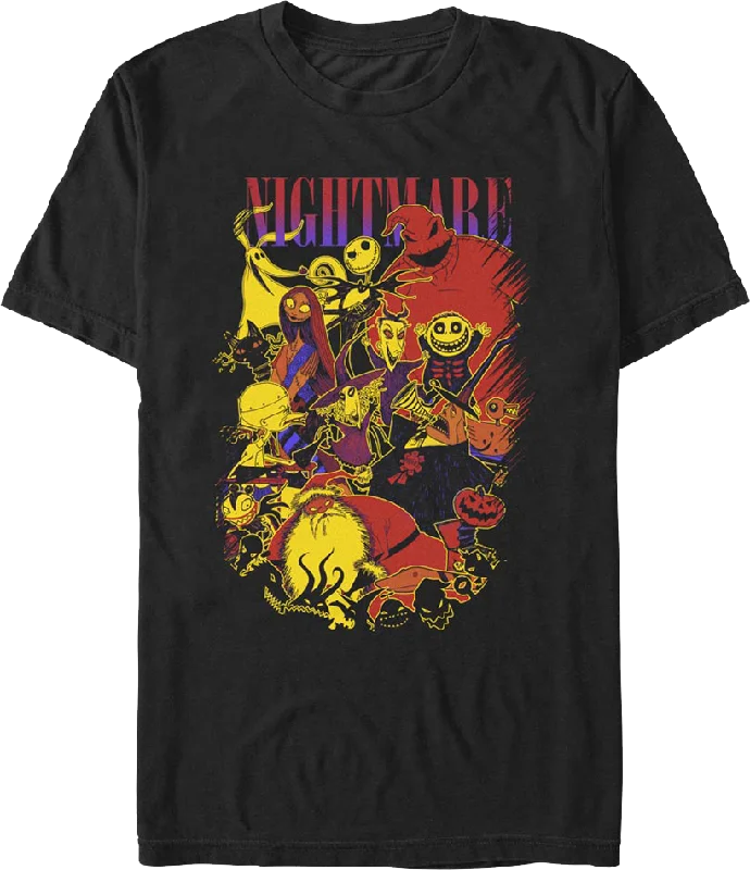 Character Collage Nightmare Before Christmas T-Shirt