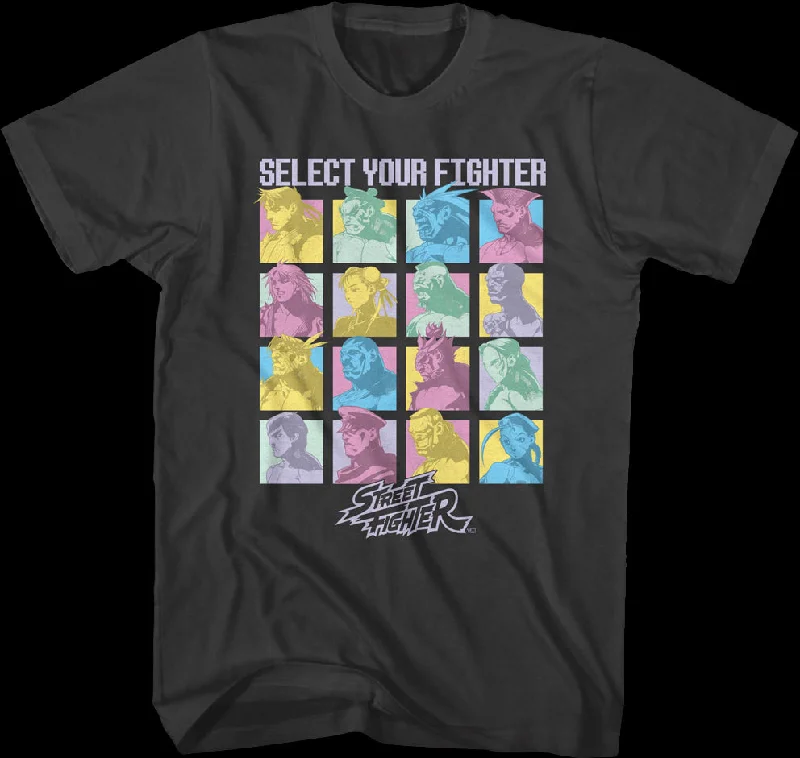 Colorful Selection Street Fighter T-Shirt