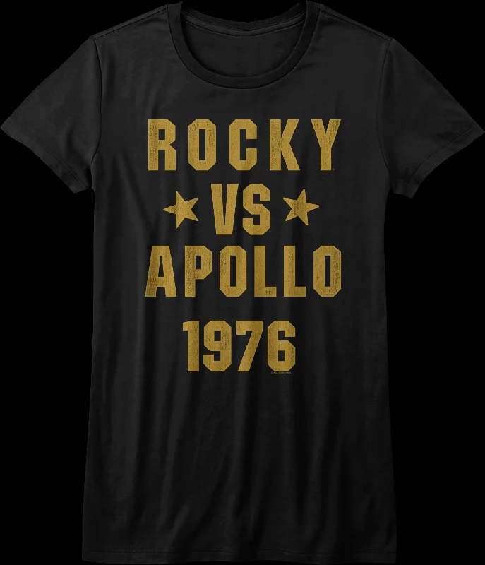 Ladies Rocky vs Apollo 1976 Rocky Shirt