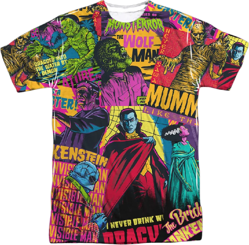 Universal Monster Mash Front & Back T-Shirt