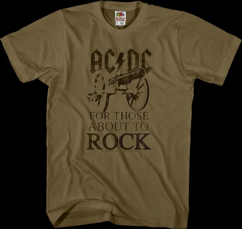 For Those About To Rock ACDC Shirt