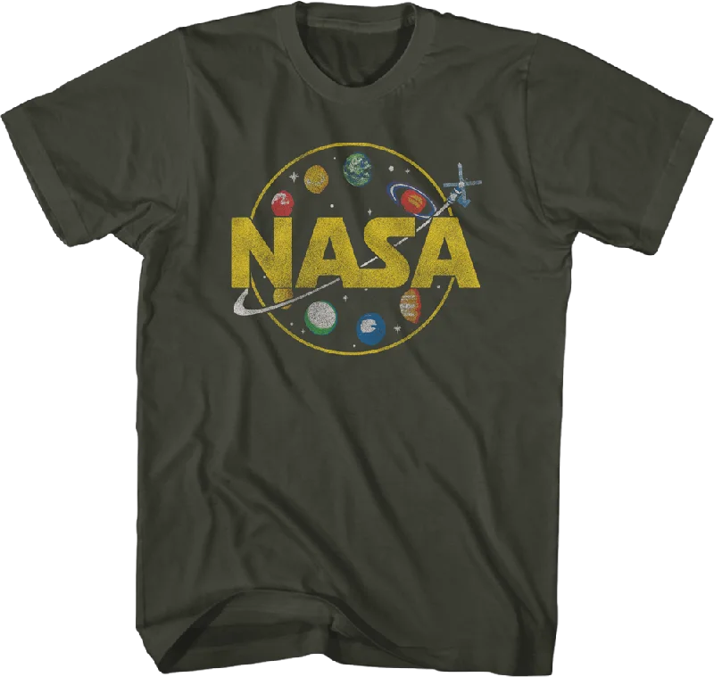 Skylab Orbiting Planets NASA T-Shirt