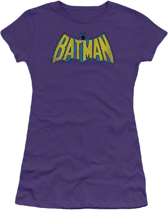 Ladies Purple Batman Shirt